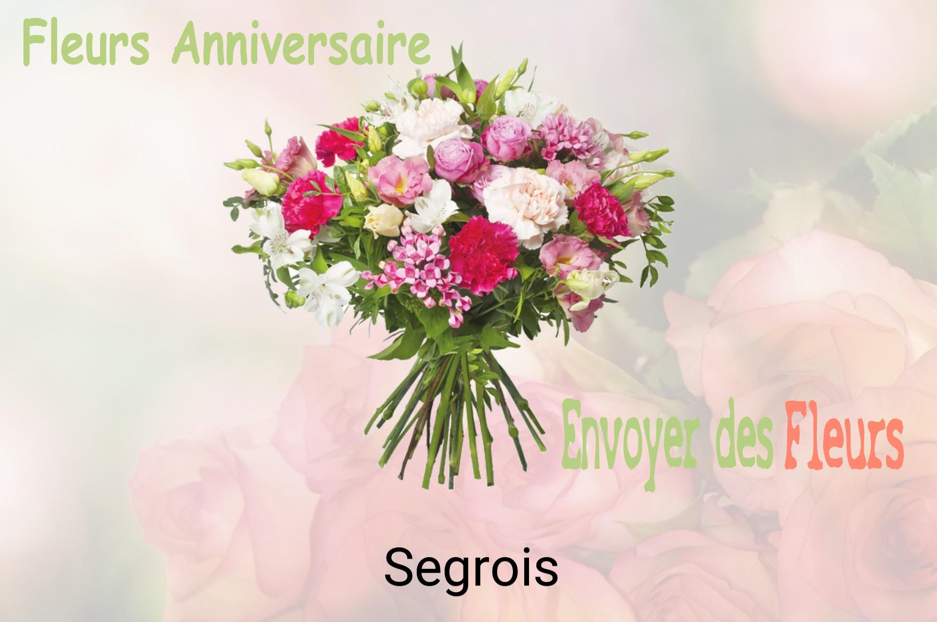 Bouquet de fleurs d’anniversaire livré à Segrois